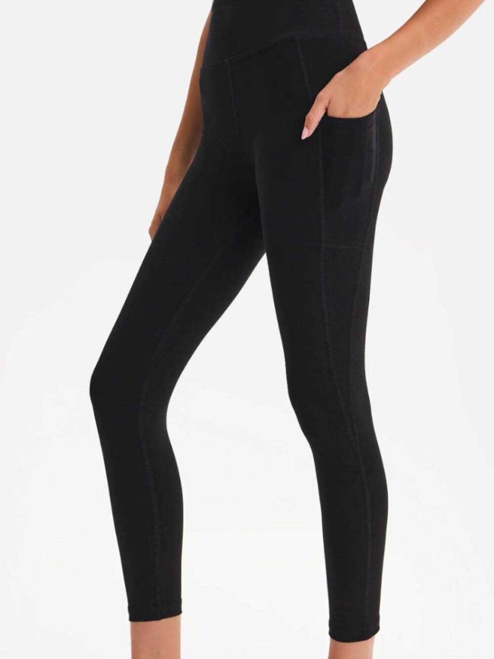 Mate the Label NWOT Black Organic Cotton Pocket Leggings - Xs